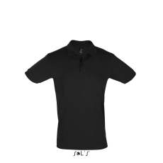 SOL'S Perfect Men - galléros póló (black, 3XL)