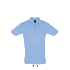 SOL'S Perfect Men - galléros póló (égkék, XL)