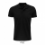 SOL'S Planet Men - galléros póló (black, S)