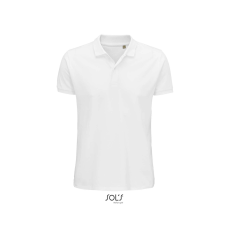 SOL'S Planet Men - galléros póló (white, L)