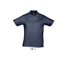 SOL'S Prescott Men - galléros póló (french navy, S)