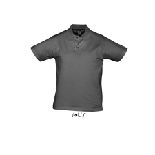SOL'S Prescott Men - galléros póló (sötét szürke, XL) munkaruha