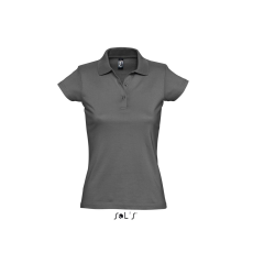 SOL'S Prescott Women - galléros póló (sötét szürke, XL)