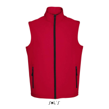 SOL'S Race BW Men - softshell mellény (paprika, 2XL) munkaruha