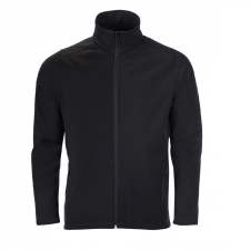 SOL'S Race Men - softshell zipzáros dzseki (black, M) munkaruha