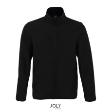 SOL'S Radian Men - softshell zipzáros dzseki (black, 4XL)