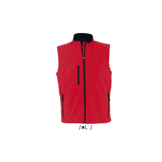 SOL'S Rallye Men - softshell mellény (paprika, XL)