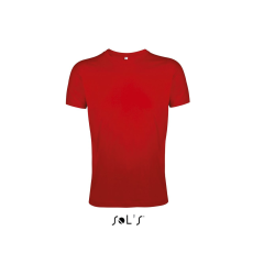 SOL'S Regent Fit - férfi környakú testhezálló póló (red, S)