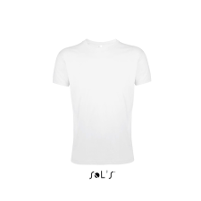 SOL'S Regent Fit - férfi környakú testhezálló póló (white, S) munkaruha