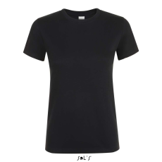 SOL'S Regent - női környakú póló (deep black, M)