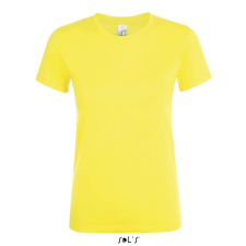 SOL'S Regent - női környakú póló (lemon, S) munkaruha