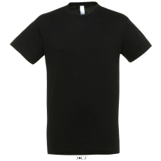 SOL'S Regent - unisex környakú póló (deep black, 2XL)