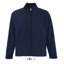 SOL'S Relax - férfi softshell zipzároszáros dzseki (abyss blue, M) munkaruha