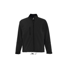 SOL'S Relax - férfi softshell zipzároszáros dzseki (black, 2XL) munkaruha