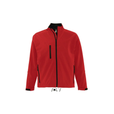 SOL'S Relax - férfi softshell zipzároszáros dzseki (paprika, L) munkaruha