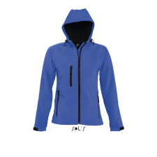 SOL'S Replay Women - kapucnis softshell dzseki (royal kék, XL) munkaruha