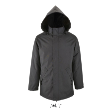 SOL'S Robyn - unisex bélelt dzseki (charcoal, 3XL) munkaruha