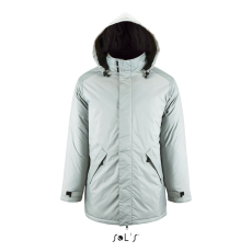 SOL'S Robyn - unisex bélelt dzseki (Storm Grey, XS)