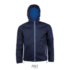 SOL'S Skate - unisex bélelt széldzseki (navy/royal blue, L) munkaruha