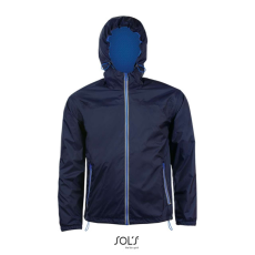 SOL'S Skate - unisex bélelt széldzseki (navy/royal blue, XL)