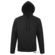 SOL'S Snake - unisex kapucnis pulóver (black, M) munkaruha