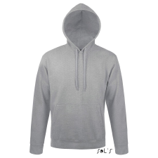 SOL'S Snake - unisex kapucnis pulóver (grey melange, L) munkaruha