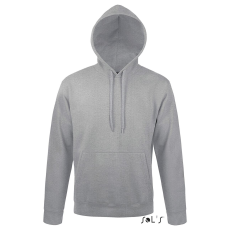 SOL'S Snake - unisex kapucnis pulóver (grey melange, M)