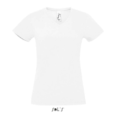 SOL'S SOL&- 039;S MPERIAL Női V-nyakú rövid ujjú póló SO02941, White-L