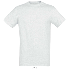 SOL'S SOL&- 039;S REGENT unisex kereknyakú rövid ujjú pamut póló SO11380, Ash-3XL