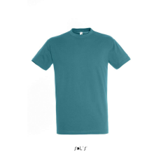 SOL'S SOL&- 039;S REGENT unisex kereknyakú rövid ujjú pamut póló SO11380, Duck Blue-3XL