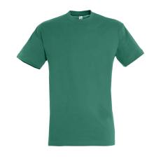 SOL'S SOL&- 039;S REGENT unisex kereknyakú rövid ujjú pamut póló SO11380, Emerald-L