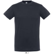 SOL'S SOL&- 039;S REGENT unisex kereknyakú rövid ujjú pamut póló SO11380, Navy-S