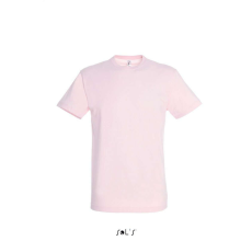 SOL'S SOL&- 039;S REGENT unisex kereknyakú rövid ujjú pamut póló SO11380, Pale Pink-XS