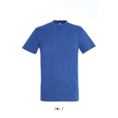 SOL'S SOL&- 039;S REGENT unisex kereknyakú rövid ujjú pamut póló SO11380, Royal Blue-L