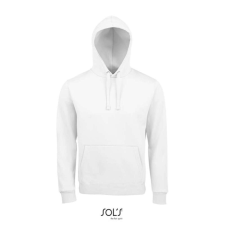 SOL'S SOL&- 039;S unisex kapucnis pulóver SO02991, White-M férfi pulóver, kardigán