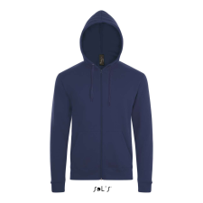 SOL'S Stone - unisex zipzáros, kapucnis pulóver (french navy, M) munkaruha