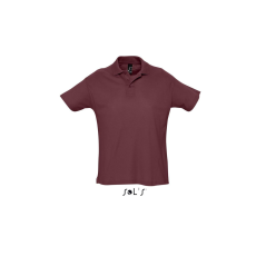 SOL'S Summer II - férfi póló (burgundi, 2XL)