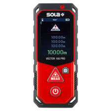 Sola - VECTOR 100 PRO - Lézeres távolságmérők 100m barkácsolás, csiszolás, rögzítés