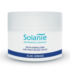 Solanie Aloe Gingko Biotin normalizáló és hidratáló krém, 250 ml arckrém