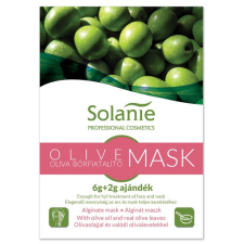 Solanie Bőrfiatalító Arcmaszk olívaolajjal, 6g+2g ajándék arcpakolás, arcmaszk