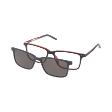 Solano CL 90182B polarizált ClipON szemüvegkeret férfiaknak, műanyag, kék, 55 mm szemüvegkeret