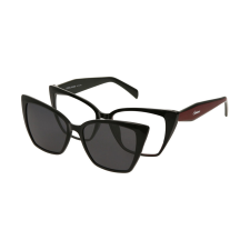 Solano Solano CL 90239E polarizált ClipON szemüvegkeret nőknek, műanyag, fekete, 55 mm szemüvegkeret