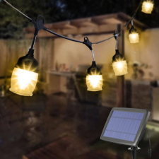 Solar lámpafüzér 11 égővel KE22-701 kültéri világítás