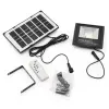  Solar Light 50W napelemes alkony kapcsolós LED lámpa távírányítóval - fekete