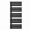  Solaro Design törölközőszárító radiátor 1400x600 mm fekete