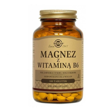 Solgar Magnézium B6-vitaminnal 100 tabletta vitamin és táplálékkiegészítő