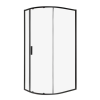  Solid RPA 100x80 BL íves egyajtós aszimmetrikus zuhanykabin tálca nélkül