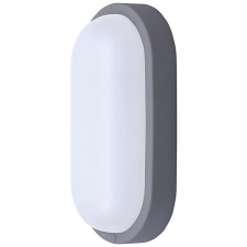 SOLIGHT LED ovális kültéri világítás, 21cm, szürke kültéri világítás