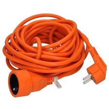 SOLIGHT Meghosszabbító kábel, 1 aljzat, narancs, 10 m kábel és adapter