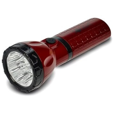 SOLIGHT tölthető LED-es zseblámpa piros-fekete elemlámpa